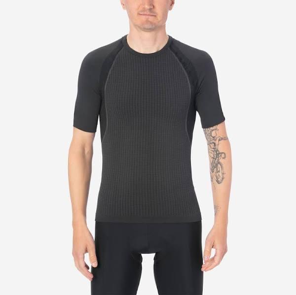 Giro Chrono Short Sleeve Base Layer - Charcoal Medium/Large