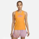 Nike Womens Dri-FIT Trail Running Tank Orange L