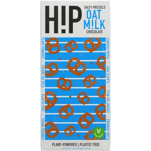 H!P Chocolate Salty Pretzel Oat Milk Chocolate 70 G