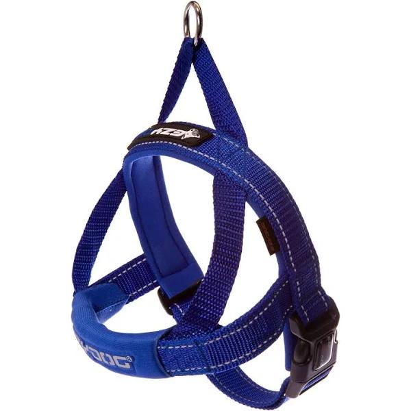 EzyDog Quick Fit Dog Harness Large Blue