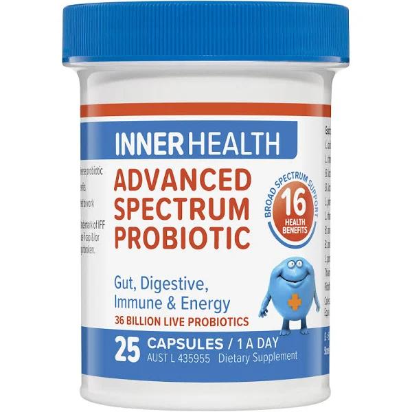 Inner Health Advanced Spectrum Probiotic 25 Capsules