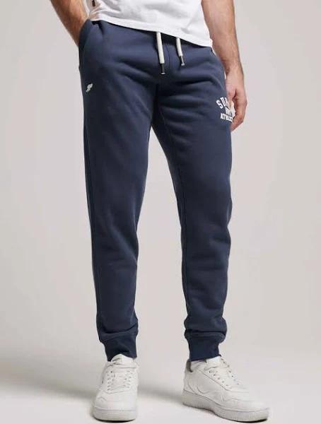 Superdry Vintage Gym Athletic Joggers Grey L Man M7010913A-JUA-L