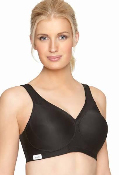 Glamorise Magiclift Seamless Wire-Free Sports Bra - Black - 14DD