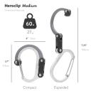 Heroclip Small Gear Clip Forest Green