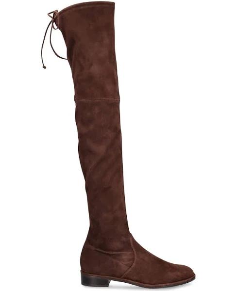 Stuart Weitzman | Women 30mm Lowland Stretch Suede Boots Brown 5