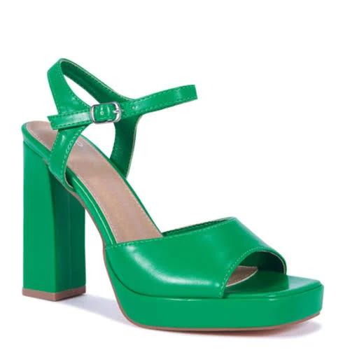 Novo Women's Mantle Strappy - High Heel 8 / Green