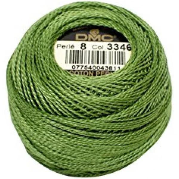 DMC Pearl Cotton Ball Size 8 87yd Hunter Green