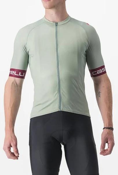 Castelli Entrata VI Short Sleeve Jersey Green 2XL Man