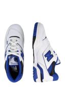 New Balance White & Blue 550 Sneakers