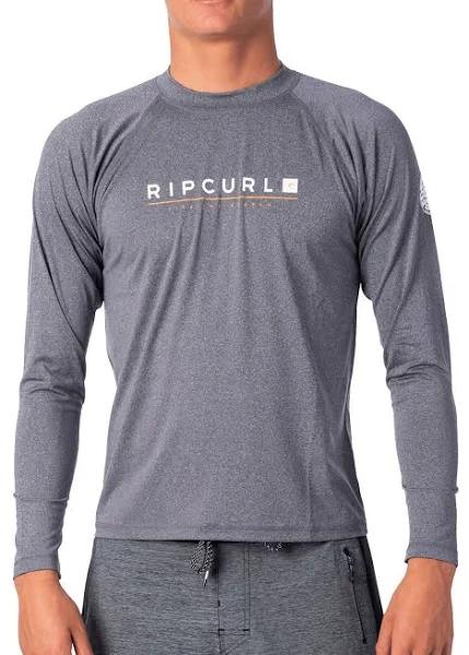 Rip Curl Mens Shockwave Long Sleeve Rash Guard XXXL / Grey