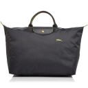 Longchamp Small Le Pliage Recycled Canvas Top Handle Bag Carrot