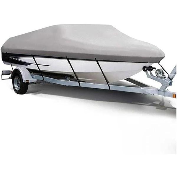 14 - 16 Foot Waterproof Boat Cover - Grey