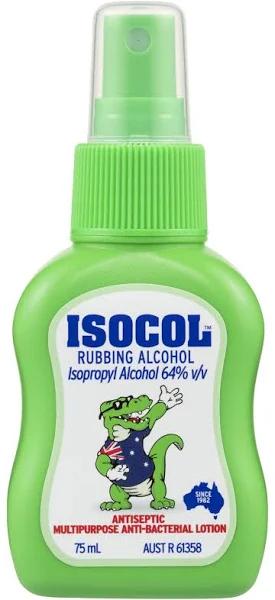 Isocol Rubbing Alcohol Antiseptic Spray 75ml