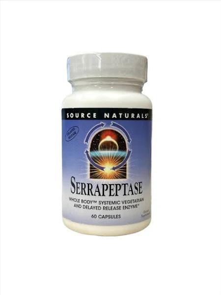 Source Naturals, Serrapeptase, 60 Capsules