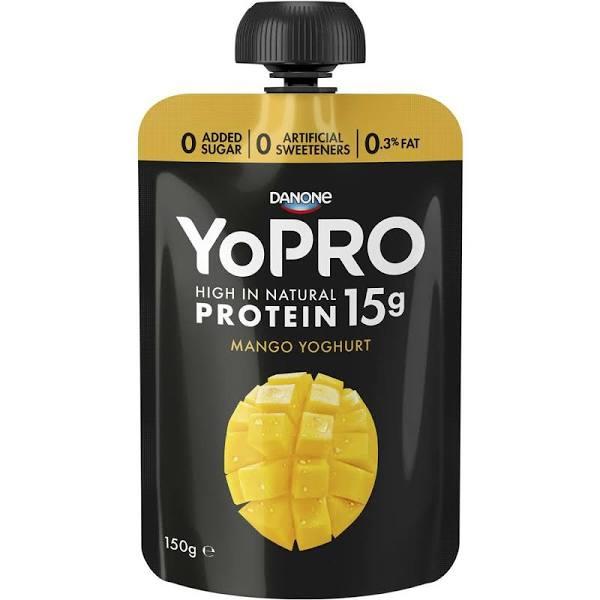 YoPRO High Protein Mango Greek Yoghurt Pouch 150g