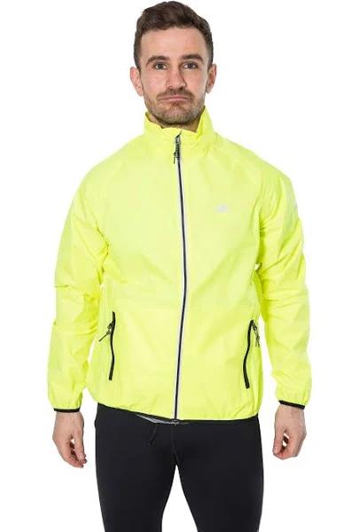 Trespass Men's Retract Shell Jacket Hi-Visibility Yellow/Black XLarge