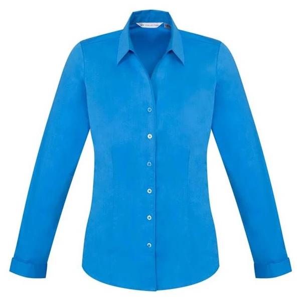 Ladies Monaco Long Sleeve Shirt - S770LL Cyan / 22