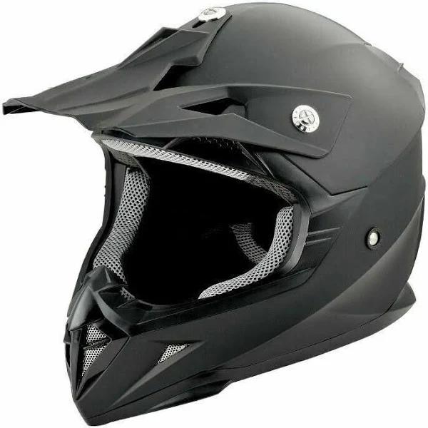 Matte Black Off Road Motocross Adult Helmet ECE22.05 Australia Approved Standard - XS - AfterPay & zipPay Available