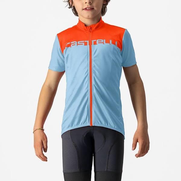 Castelli Neo Prologo Short Sleeve Jersey Blue 12 Years Boy