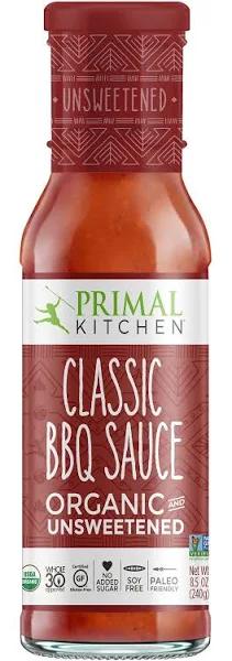 Primal Kitchen, Classic BBQ Sauce, Unsweetened, 8.5 oz (241 g)