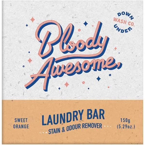 Downunder Wash Co Laundry Bar & Stain Remover - Sweet Orange - 150g