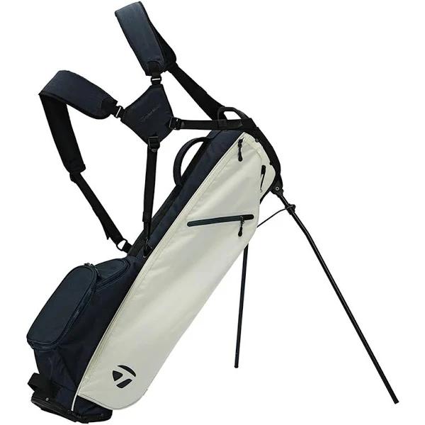 TaylorMade FlexTech Carry Golf Stand Bag, Ivory/Dark Navy