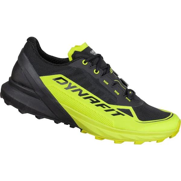 Dynafit Ultra 50 Trail Running Shoes Black Lime Green - 44