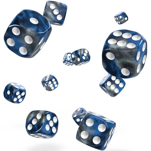 Oakie DOAKIE Dice D6 12 mm Gemi - Liquid Steel (36)