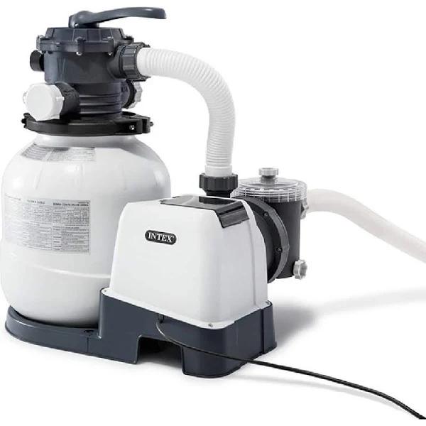 Intex SX2100 Pump & Sand Filter for Above Ground Swimming Pool White