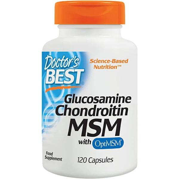 Doctor's Best Glucosamine Chondroitin MSM With OptiMSM - 120 Caps