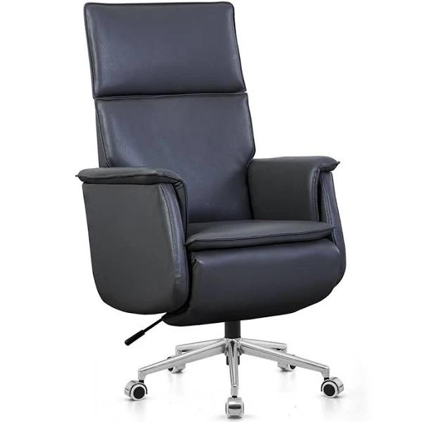 Leeton Office Recliner Chair Charcoal Black