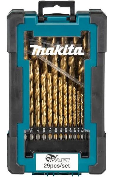 Makita HSS-TiN 19 Piece Drill Bit - Economy Set D-67527