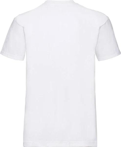 Fruit of The Loom Mens Super Premium Plain T-Shirt White L Cotton Mens T-Shirt