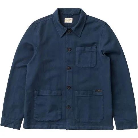 Nudie Jeans Barney Worker Jacket - Indigo Blue Medium