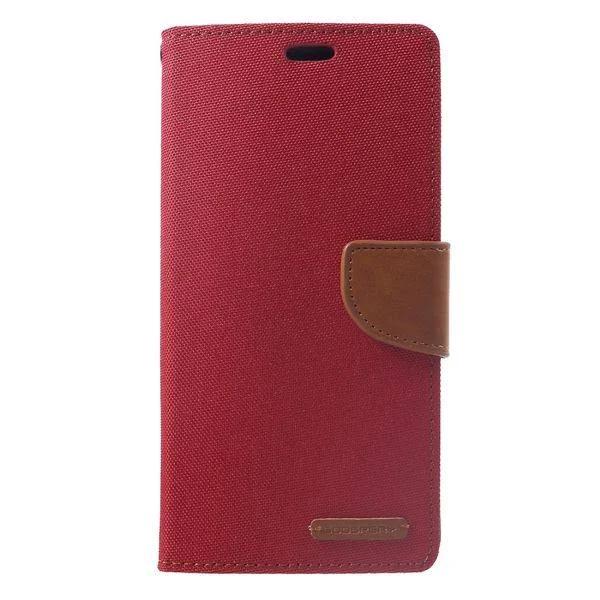 Mercury Canvas Wallet Case For iPhone - iPhone XR / Red