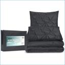 Giselle Bedding Quilt Cover Set Black - Queen