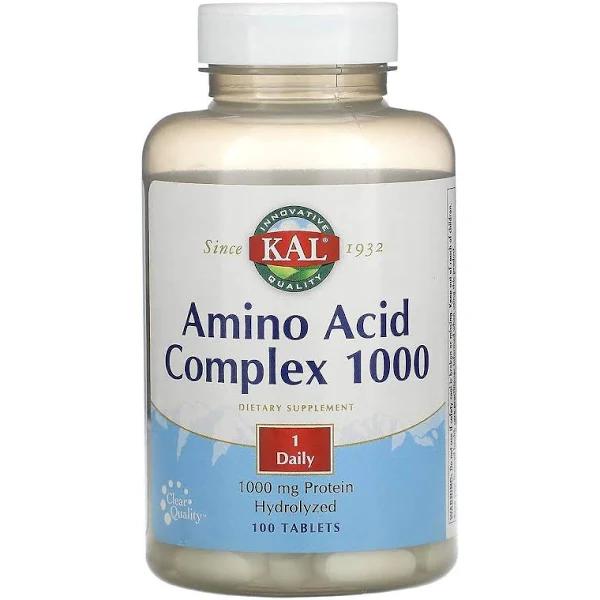 KAL, Amino Acid Complex 1000, 100 Tablets