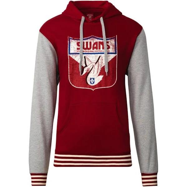 Sydney Swans Mens Retro Pullover Hoodie Size Large - AfterPay & zipPay Available