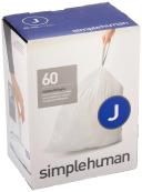 simplehuman Code J Custom Fit Liners 60pk