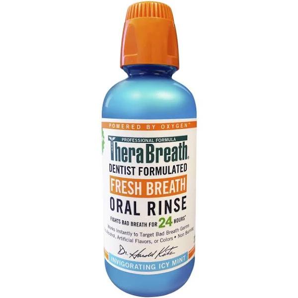 TheraBreath Icy Mint Oral Rinse 473 ml