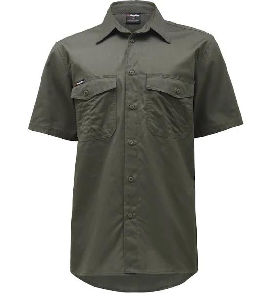 KingGee K14825 Workcool 2 Short Sleeve Shirt Green XS