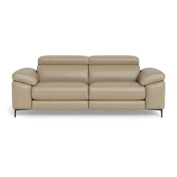 Cora Leather Electric Recliner Sofa Tan by Freedom