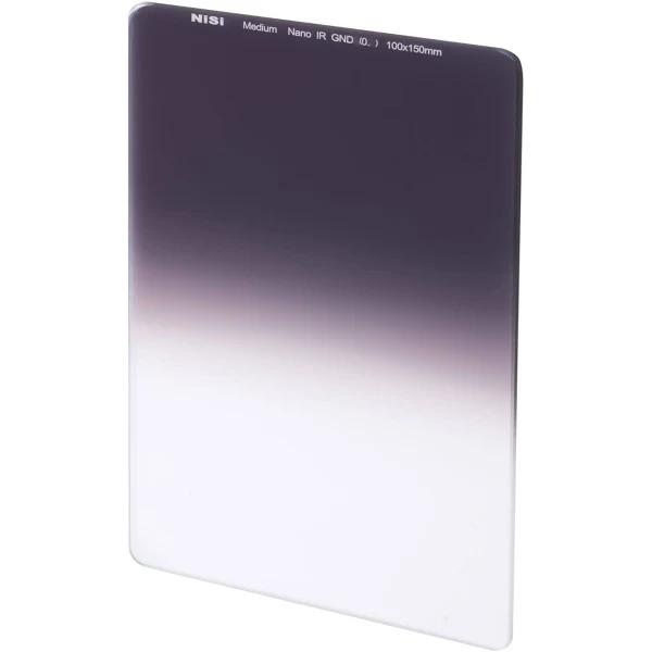 NiSi 100x150mm Nano IR Medium Graduated Neutral Density Filter - ND4 (0.6) - 2 Stop