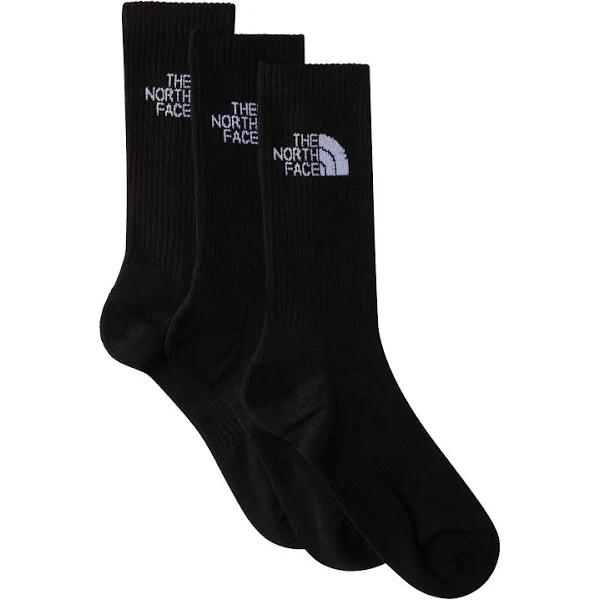 The North Face Simple Dome 3 Pack Logo Socks in Black