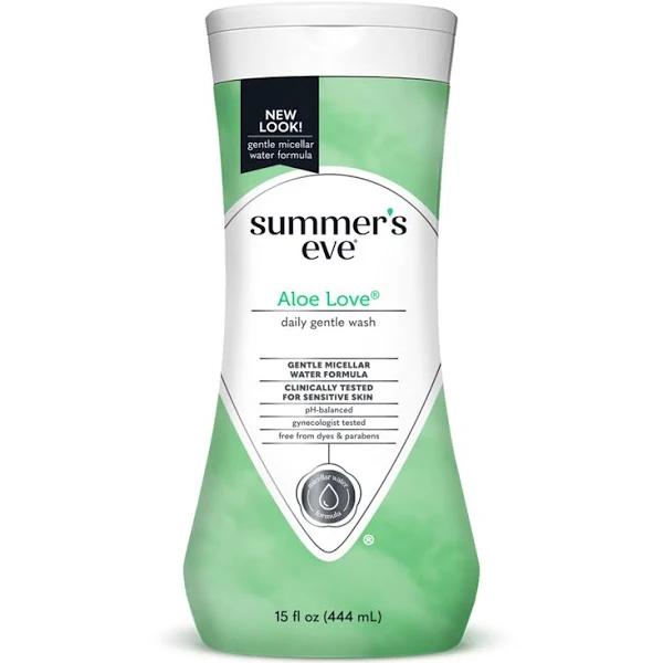 Summer's Eve Aloe Love Cleansing Wash for Sensitive Skin, 15 fl oz