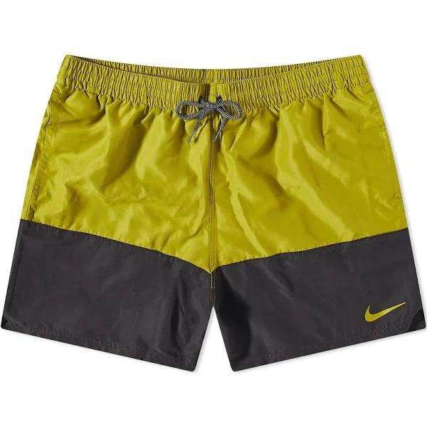 Nike Volley 5 Swim Shorts Yellow Black - XS