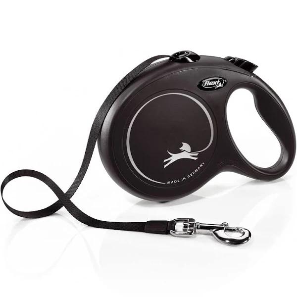 Flexi Classic Tape Dog Lead Retractable Large 5m Black