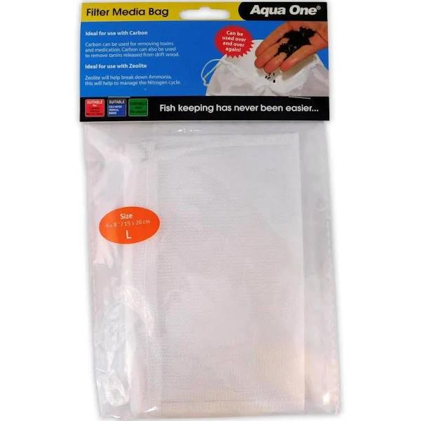 Aqua One Filter Media Bag Large 15x20cm