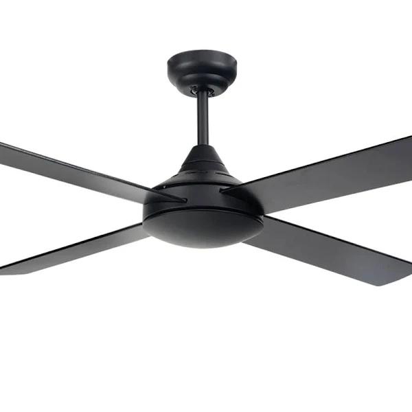 Brilliant Tempo Plus 48" Timber Blade AC Ceiling Fan Black | Brilliant | Lighting Illusions