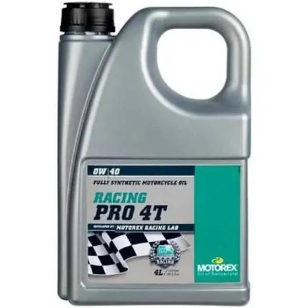 Motorex Racing Pro 4T 0W/40 4L Motor Oil Silver